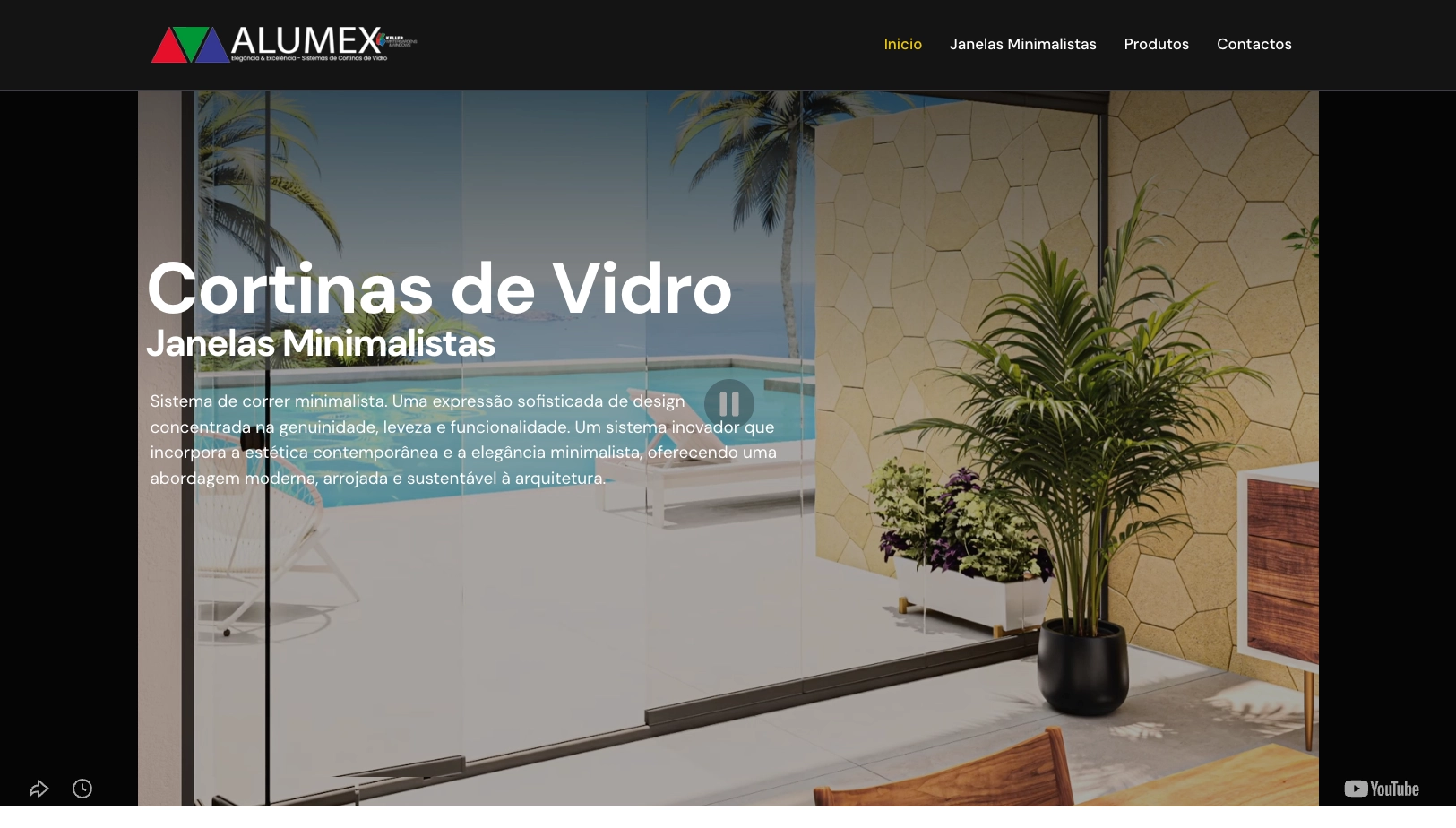 Alumex — Website profissional