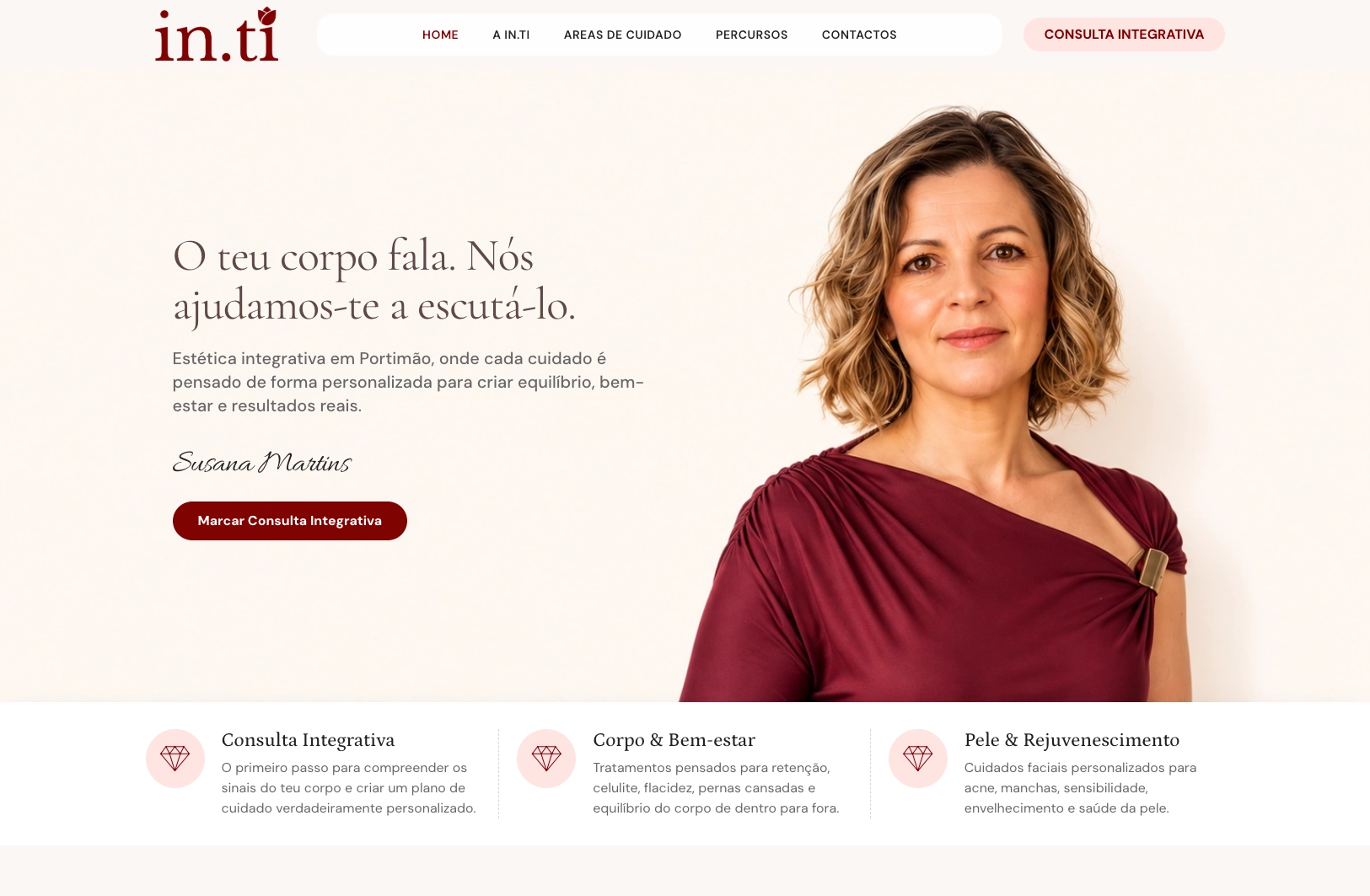 in.ti — Website profissional