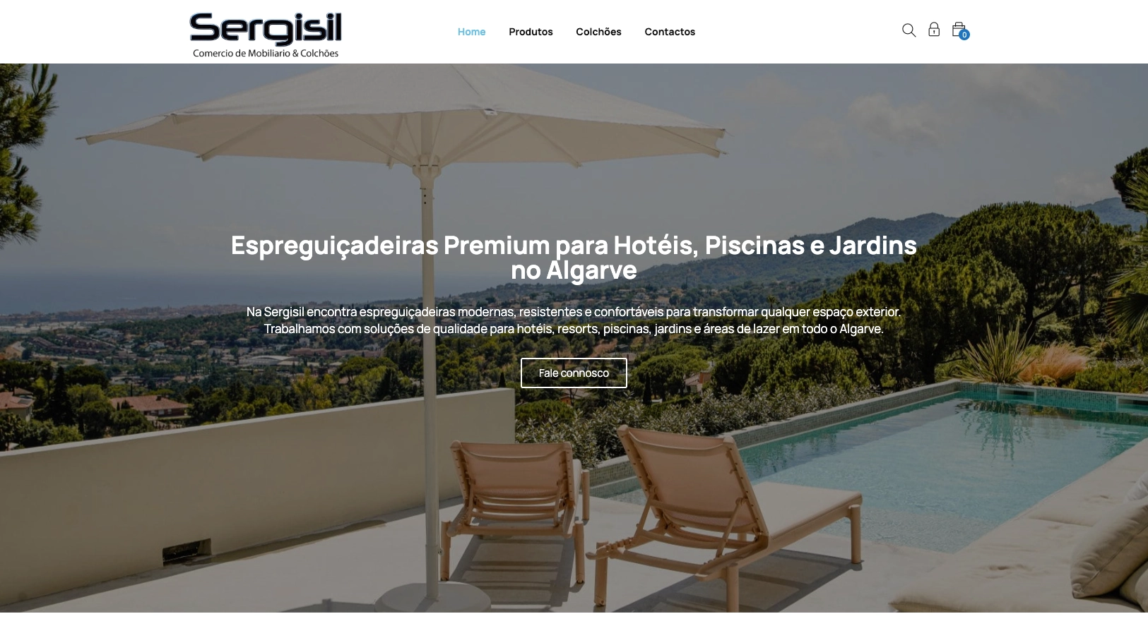 Sergisil — Website profissional
