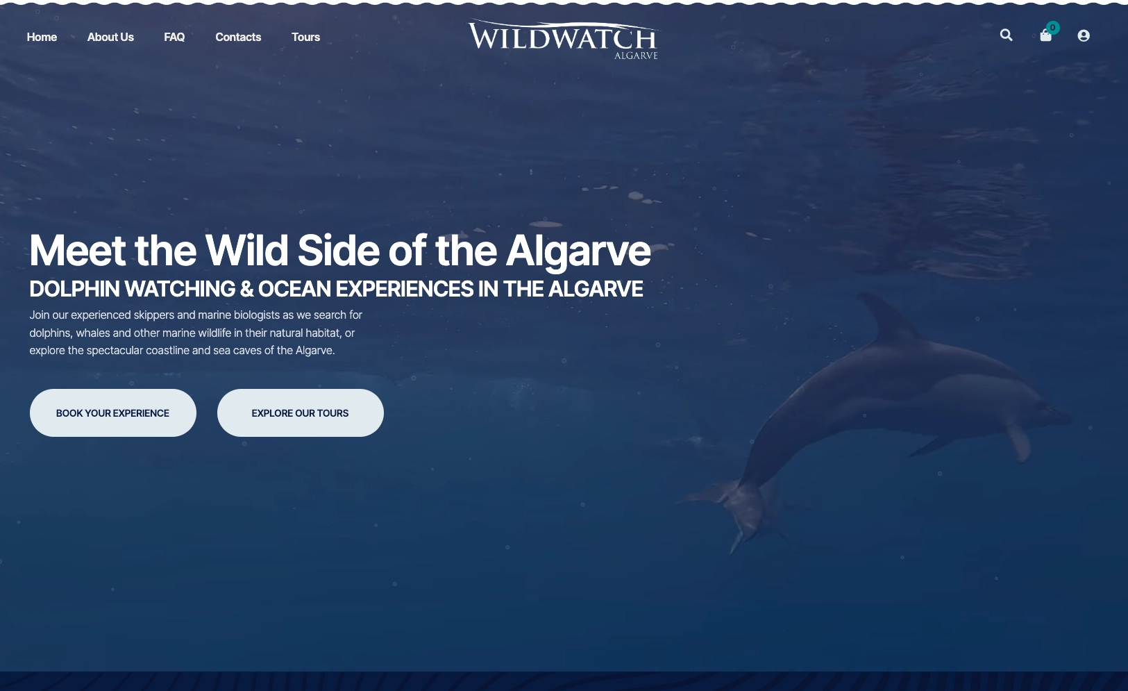 Wildwatch Algarve — Aplicação de experiências
