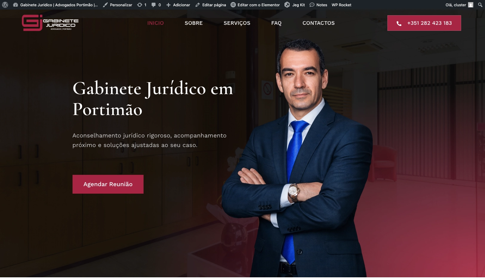 Herlander Gabriel Advogado — Website profissional