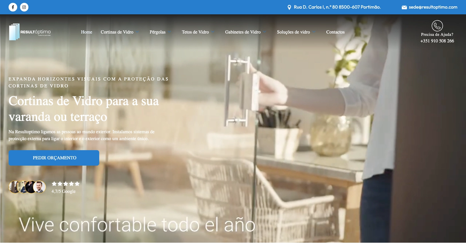 ResultÓptimo — Website profissional