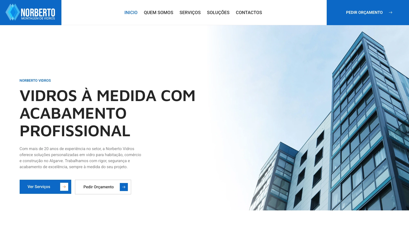 Norberto Vidros — Website profissional