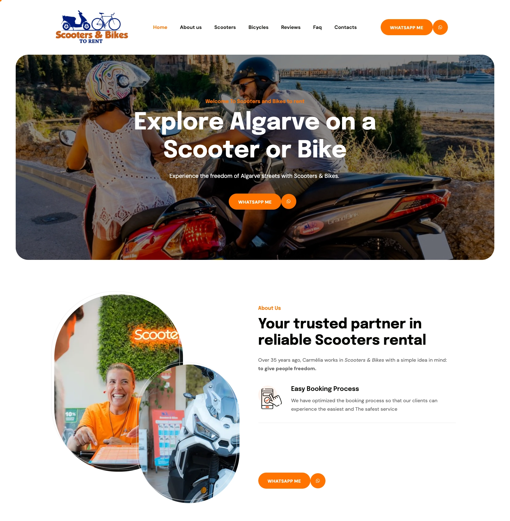 Scooters & Bikes — Website profissional