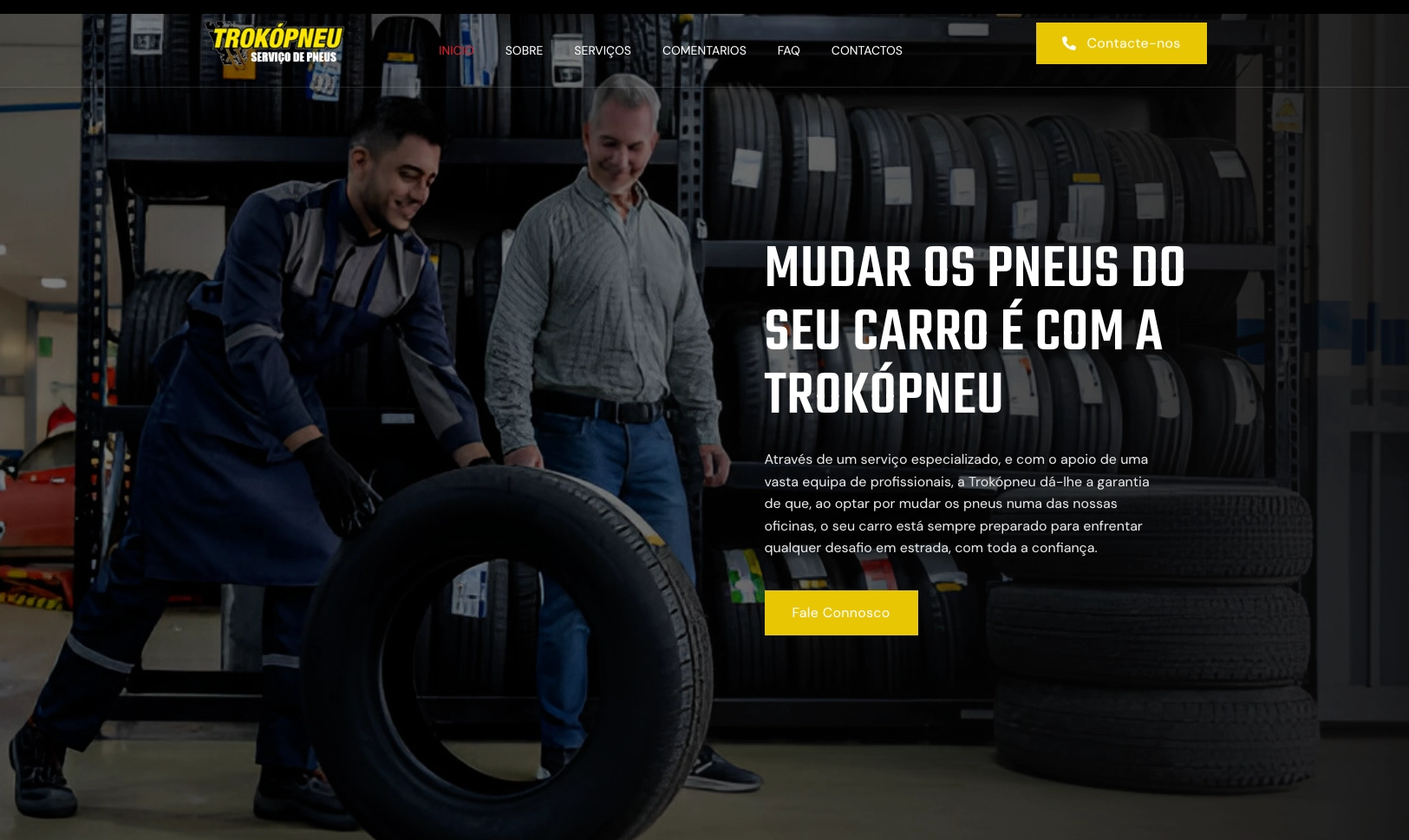 Troko Pneu — Website profissional